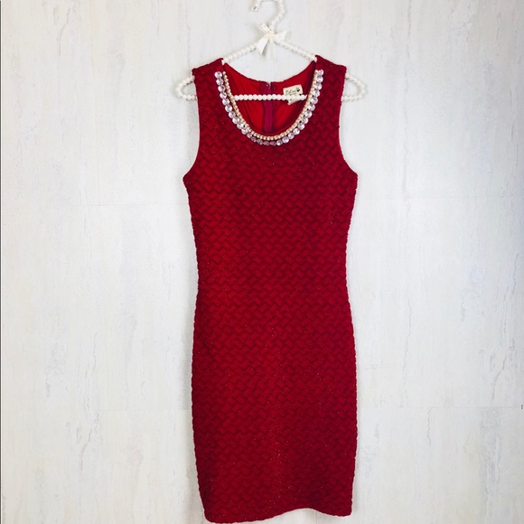 red champion dress